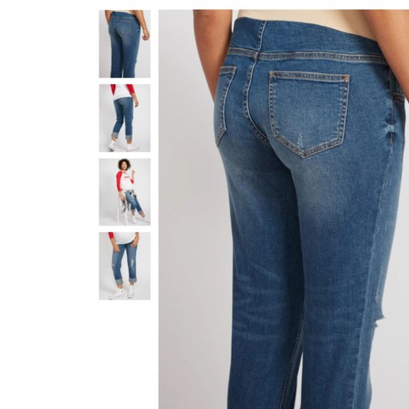 NEW! Indigo Blue Secret Fit Maternity Jean - XS - Picture 4 of 7